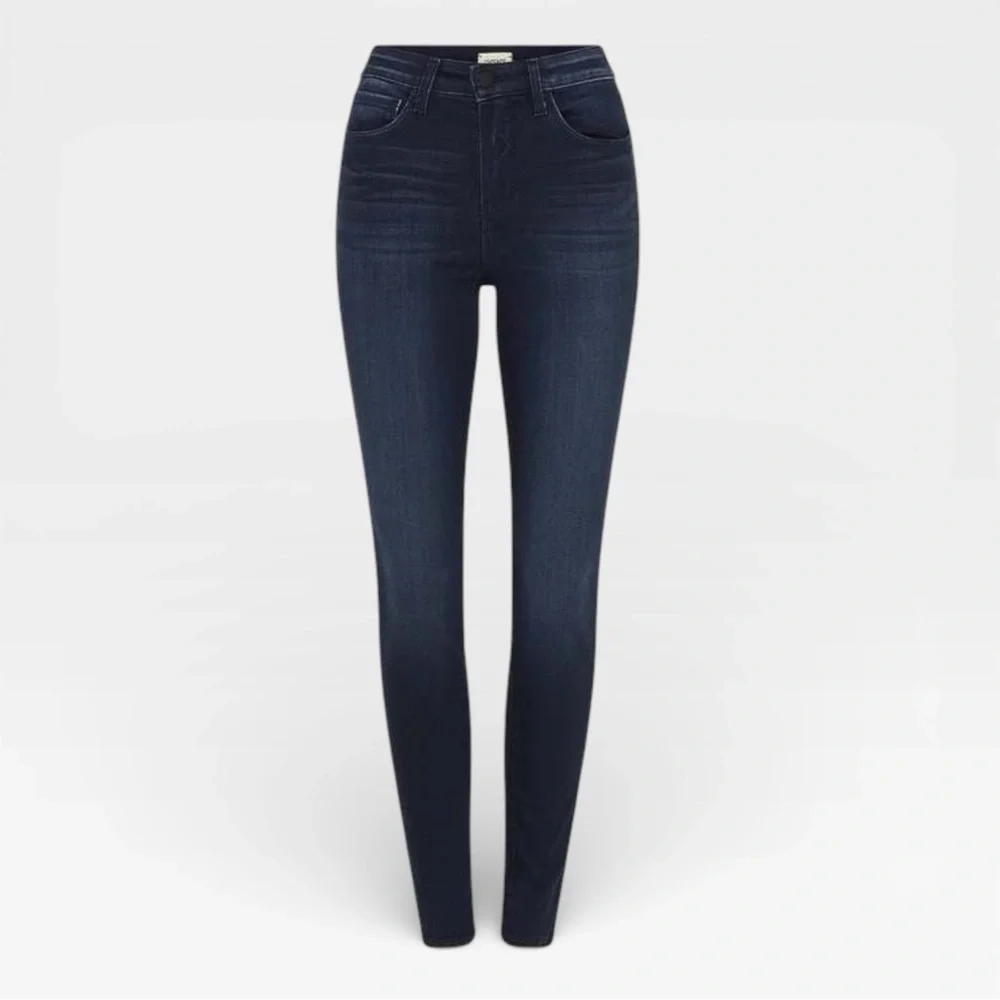 L’AGENCE MARGUERITE SKINNY HIGH RISE MARINO BLUE DENIM JEANS SZ 29 - Picture 3 of 10